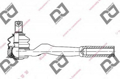 DJ PARTS de1099 -  Наконечник поперечной рулевой тяги